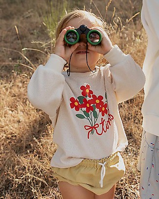 Tiny Cottons Bloomer con Coulisse - Sabbia - 100% Cotone Pantaloni Corti