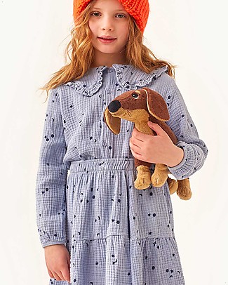 Tiny Cottons Camicia a Maniche Lunghe - Cielo - Azzurro - base in doppia garza - 100% Cotone Camicie_
