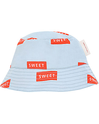 Tiny Cottons Cappello da Sole Sweet, Azzurro/Rosso - 100% Cotone Cappelli_FAKE