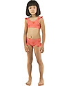 Tiny Cottons Costume Due Pezzi Bimba con Volant Cuori - Rosso Costumi Due Pezzi