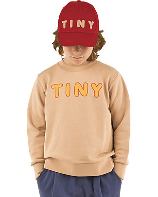 Tiny Cottons Felpa a Maniche Lunghe "Tiny", Nude/Giallo - 100% Cotone Pima Felpe