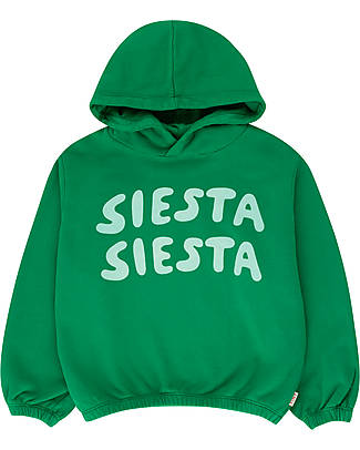 Tiny Cottons Felpa Maniche Lunghe Siesta - Verde - 100% Cotone Bio GOTS Felpe