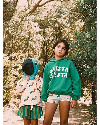 Tiny Cottons Felpa Maniche Lunghe Siesta - Verde - 100% Cotone Bio GOTS Felpe
