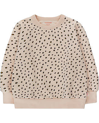 Tiny Cottons Felpa - Stampa Animalier - Nude/Giallo - Cotone Felpe