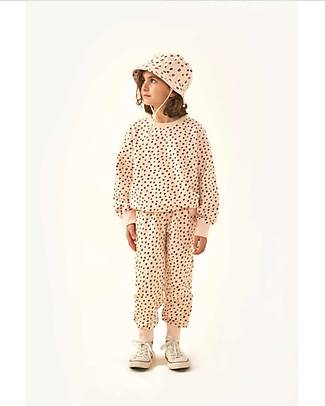 Tiny Cottons Felpa - Stampa Animalier - Nude/Giallo - Cotone Felpe
