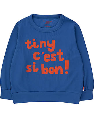 Tiny Cottons Felpa Tiny - Ultramarine e Summer Red - 100% Cotone Organico Felpe