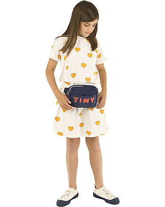 Tiny Cottons Gonna Cuori, Bianco/Giallo - Cotone Pima Gonne