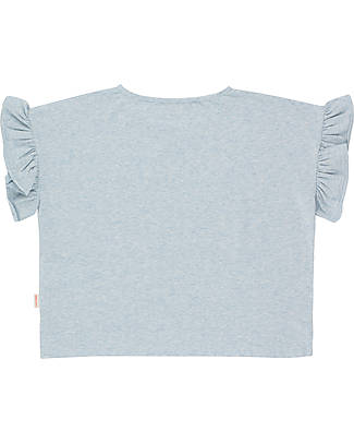 Tiny Cottons Maglietta Maniche Corte in Cotone - Ice Cream Frills - Celeste T-shirt