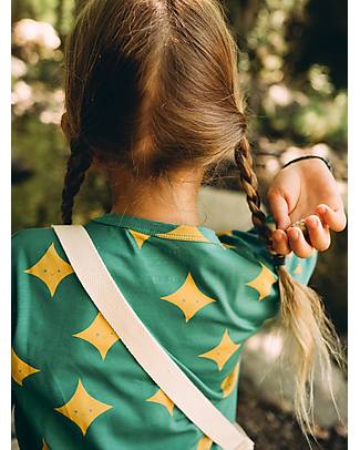 Tiny Cottons Maglietta Maniche Corte Sparkle - Verde Scuro - Cotone Pima T-shirt