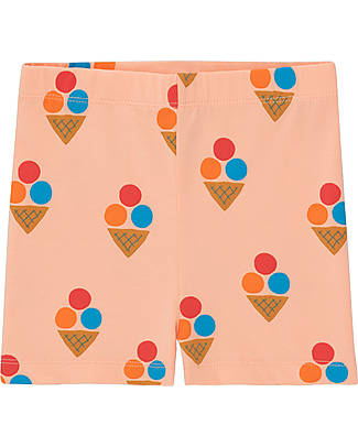 Tiny Cottons Pantaloncini Ice Cream - Papaya - Cotone Pima Pantaloni Corti