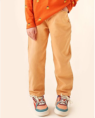 Tiny Cottons Pantalone Lungo 5 Tasche - Caramello - 100% Cotone Pantaloni Lunghi