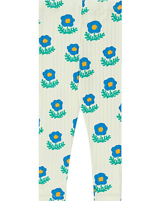 Tiny Cottons Pantaloni Leggings Violet - Giallo Pastello - Cotone Pima Leggings