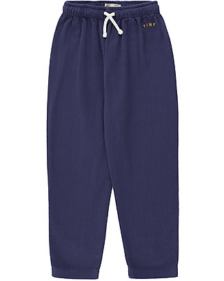 Tiny Cottons Pantaloni Lunghi Baby - Indaco - 100% Cotone Pantaloni Lunghi