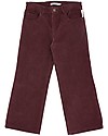 Tiny Cottons Pantaloni Velluto a Costine, Prugna - 100% cotone Pantaloni Lunghi