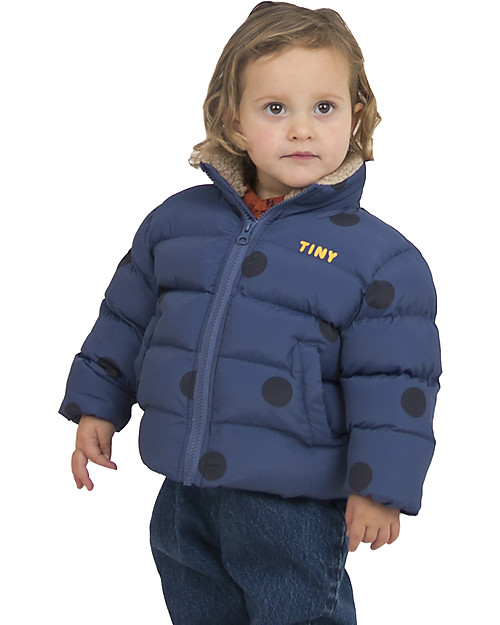 Tiny Cottons Piumino Imbottito - Blu Chiaro/Navy - Antivento e Impermeabile! Piumini