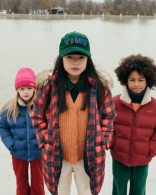 Tiny Cottons Piumino Imbottito - Blu Chiaro/Navy - Antivento e Impermeabile! Piumini