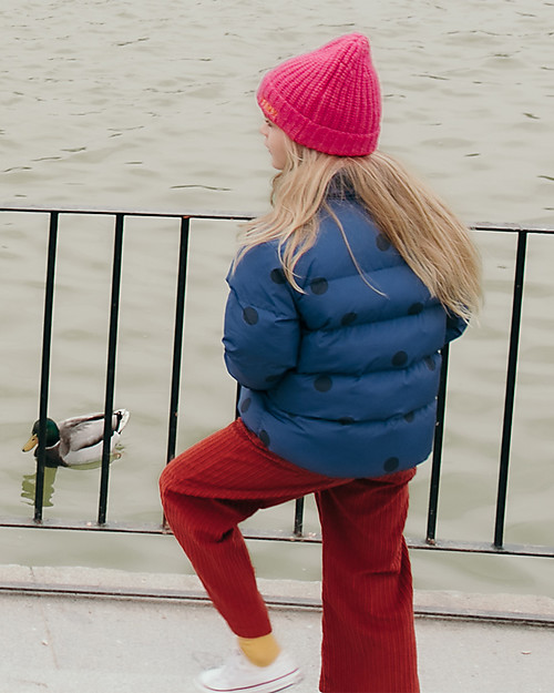 Tiny Cottons Piumino Imbottito - Blu Chiaro/Navy - Antivento e Impermeabile! Piumini