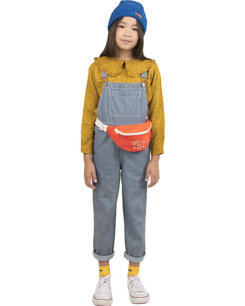 Tiny Cottons Salopette Jeans - Denim a Righe Salopette