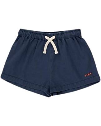 Tiny Cottons Shorts con Coulisse - Blu Oltremare - 100% Cotone Pantaloni Corti
