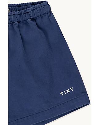 Tiny Cottons Shorts con Coulisse - Blu Oltremare - 100% Cotone Pantaloni Corti