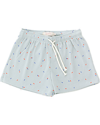 Tiny Cottons Shorts con Coulisse - Grigio Chiaro - Cotone Pima Pantaloni Corti