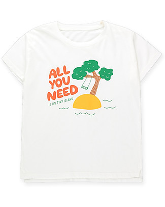 Tiny Cottons T-shirt All You Need - Bianco - 100% Cotone Bio T-shirt