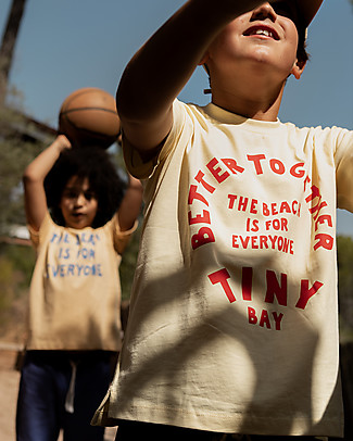 Tiny Cottons T-shirt Better Together - Limone/Rosso - 100% Cotone Pima T-Shirt e Canotte