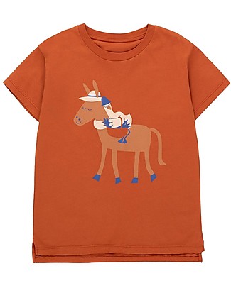 Tiny Cottons T-shirt My Donkey Friend - Fulvo - 100% Cotone Bio T-shirt