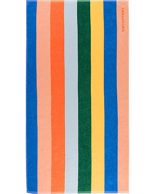 Tiny Cottons Telo Asciugamano Mare - Multicolor Stripes - Multicolor Accappatoi e Asciugamani