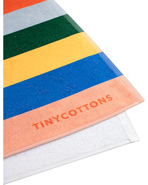 Tiny Cottons Telo Asciugamano Mare - Multicolor Stripes - Multicolor Accappatoi e Asciugamani