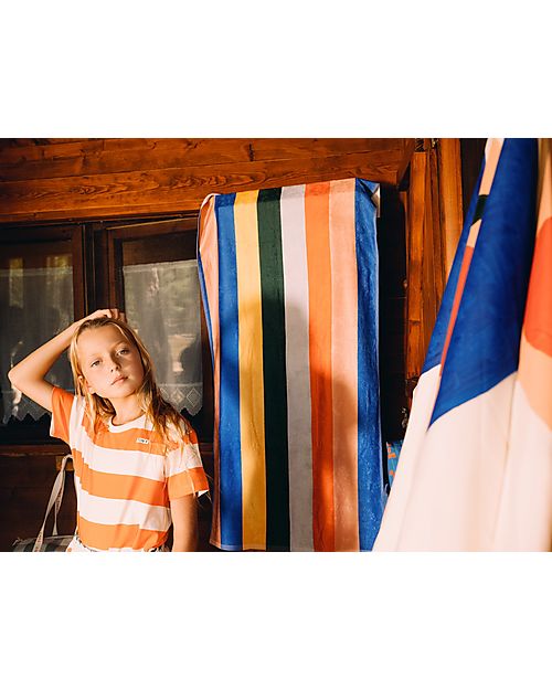 Tiny Cottons Telo Asciugamano Mare - Multicolor Stripes - Multicolor Accappatoi e Asciugamani