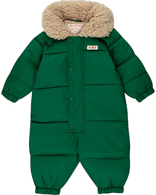 Tiny Cottons Tuta Intera Imbottita - Verde - Impremeabile e Antivento Tute Invernali