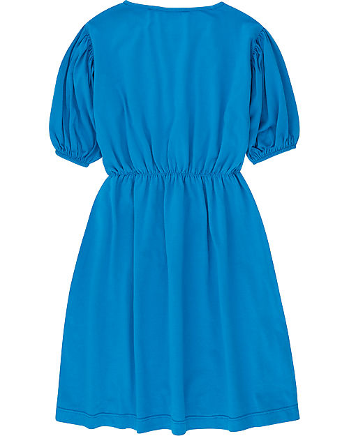Tiny Cottons Vestito Maniche Corte Siesta - Blu Lapislazzuli - Cotone Bio GOTS Vestiti_