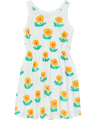 Tiny Cottons Vestito Violet - Bianco Giallo - Cotone Pima Vestiti_