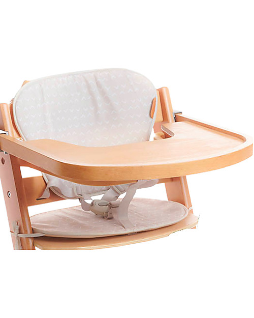 Tiny Love Seggiolone Evolutivo 3 in 1 Boho Chic in Legno - Il Seggiolone che Cresce con il tuo Bambino con 2 Giocattoli Inclusi Seggioloni Pappa