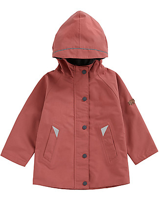 Toastie Kids Giacca Impermeabile con Rivestimento in Cotone - Rosa - Tessuto Reciclato Giacche