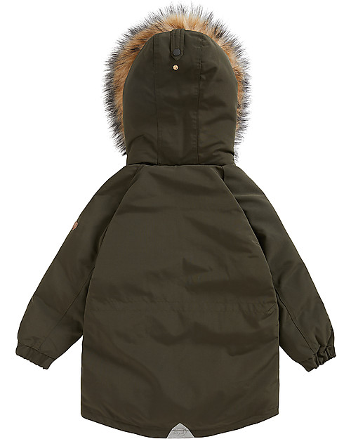 Toastie Kids Parka North Star - Oliva - Waterproof e Imbottito in Piuma Sorona Eco-Friendly Cappotti