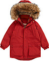 Toastie Kids Parka North Star - Rosso - Waterproof e Imbottito in Piuma Sorona Eco-Friendly Cappotti