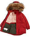 Toastie Kids Parka North Star - Rosso - Waterproof e Imbottito in Piuma Sorona Eco-Friendly Cappotti