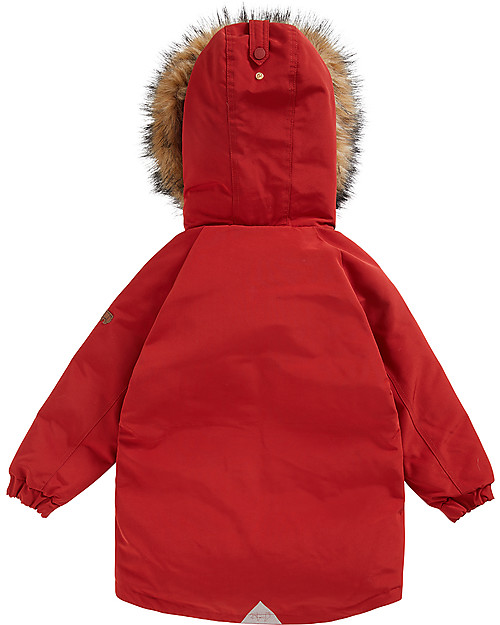 Toastie Kids Parka North Star - Rosso - Waterproof e Imbottito in Piuma Sorona Eco-Friendly Cappotti