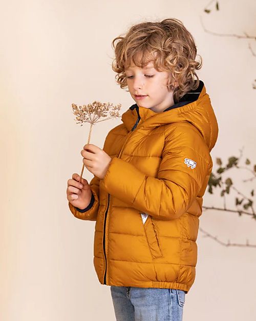 Toastie Kids Piumino Eco-Reversibile - Miele/Blu Opaco Piumini