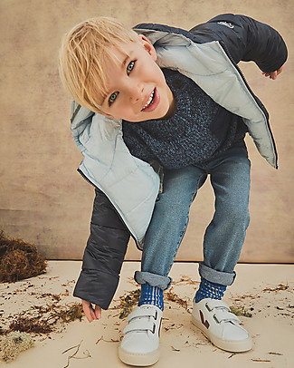 Toastie Kids Piumino Reversibile 4 Stagioni - Oceano/Cielo - Piuma Sorona Eco-Friendly Cappotti