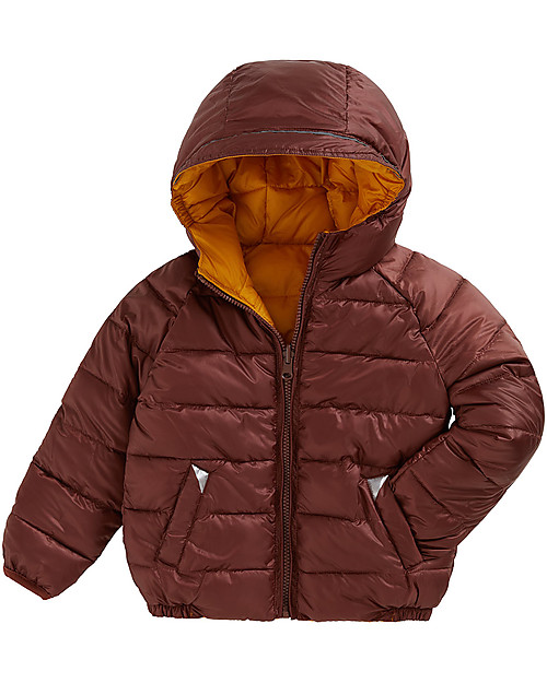 Toastie Kids Piumino Reversibile 4 Stagioni - Ocra/Castagno - Piuma Sorona Eco-Friendly Piumini