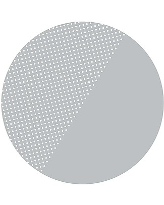 Toddlekind Clean Wean Mats - Tappeto Multiuso - A Pois - Grigio - 105 cm - Atossico e Sicuro! Tappeti_