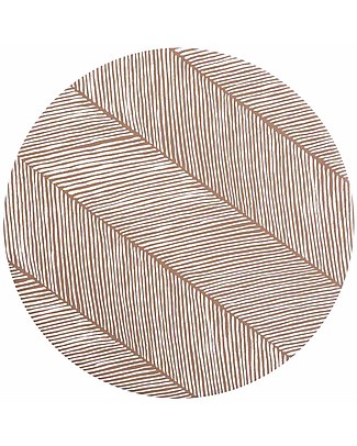 Toddlekind Clean Wean Mats - Tappeto Multiuso - Righe - Marrone - 105 cm - Atossico e Sicuro! Tappeti_