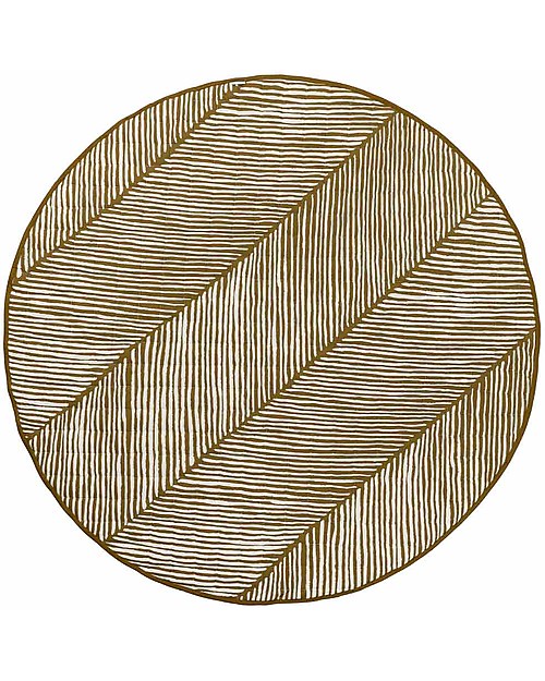 Toddlekind Luxe Tappeto Reversibile- Castello di Sabbia - 123 cm Tappeti Gioco Imbottiti