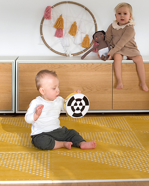 Toddlekind Prettier Playmats - Tappeto Gioco - Earth Giallo - 120x180 cm Tappeti Puzzle