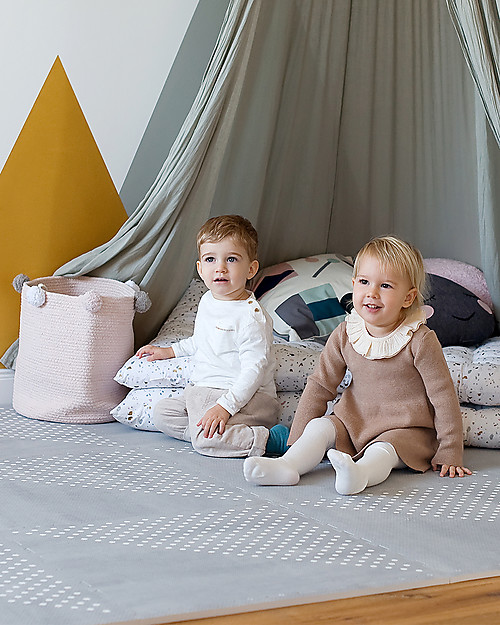Toddlekind Prettier Playmats - Tappeto Gioco - Earth Grigio - 120x180 cm Tappeti Puzzle