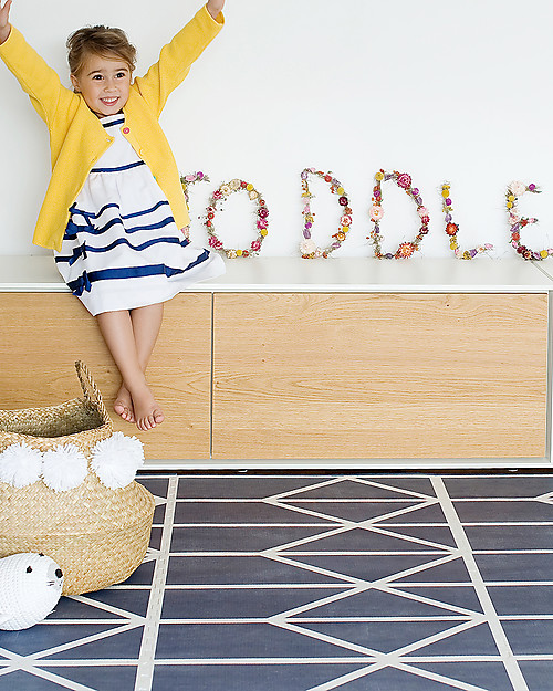 Toddlekind Prettier Playmats - Tappeto Gioco - Nordic Blu - 120x180 cm Tappeti Puzzle