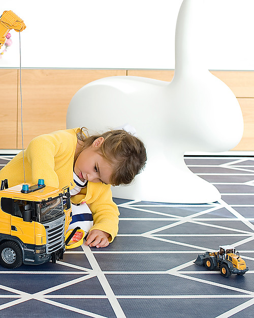 Toddlekind Prettier Playmats - Tappeto Gioco - Nordic Blu - 120x180 cm Tappeti Puzzle